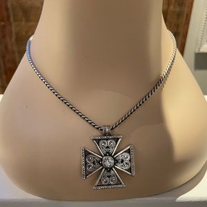 Brighton Silver Maltese Cross